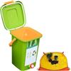 Generic Pattumiera per compostaggio da cucina, 20 l, con coperchio sigillante, facile da pulire e design elegante, 1 set