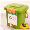 LFLIFENG Compostiera Da Balcone Con Rubinetto Porta Rifiuti Da Esterno Comodo Riciclaggio Dei Rifiuti Alimentari Compostiera Domestica,Style1(8L)-1Set