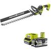 RYOBI Confezione RYOBI Tagliasiepi 18V OnePlus Brushless LINEA 45 cm RY18HT45A-0-1 Batteria 5.0Ah - 1 Caricabatterie rapido