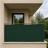 Tata Home Telo Copri Balcone Schermo Protettivo Divisorio Parasole Paravento Antipioggia Frangi Vista Copri Ringhiera Copertura per Privacy HDPE UV Misura 90 cm. x 5 mt Colore (Verde)