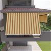 BIACCHI ETTORE SRL Tenda da Sole a Caduta 3x2,5 mt Beige/Bordeaux, Beige/Verde, Beige/ocra, Beige Finestra o Balcone Milos (Beige/Ocra)