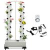 VonVVer Sistema Idroponico 56 Pods - Torre Idroponica Verticale con Serbatoio Acqua 30 L, Sistema Aeroponica per Coltivare Erbe, Frutta e Verdura in Casa