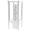Mejiaren Kit di coltivazione idroponica verticale idroponica, design poroso, 6 strati, per la coltivazione di verdure a foglia in giardino o anche in ufficio, sul balcone o sulla terrazza sul tetto