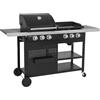 Happy Garden Barbecue Duo a Gas Vesuvio - 3 bruciatori + plancha 3 bruciatori - 18kW
