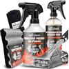 bio-chem - Profi Set 5 Prodotti - Pulitore di Resina Barbecue, Grill, forni, plancha - Prodotto per la Cura dell'inox - Smacchiatore di Resina e di bruciature - Panno, Spazzola e Spugna
