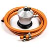Com Gas 000415 - Kit Blister 1,5 MT, Tubo Flessibile e Riduttore di Pressione 30 gr