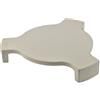 YNNI KAMADO Deflettore di calore per barbecue, universale, extra spesso, diametro 50 cm, gambe da 6 cm, TQADB4