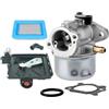 StarRing Parti di ricambio Kit filtro aria carburatore per 799868 base detergente per 498170 799872 694202, parti del motore, include tubo carburante e guarnizioni filtro aria