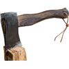 Monozoz Manico in legno per ascia, manico in legno - Comoda impugnatura per ascia | manico corto con manico ergonomico, manico ascia per tagliare e spaccare