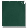 QINGLV Tenda A Vela Parasole Rettangolare 100x200cm Telo Copertura Frangi-vista Protezione Solare Raggi UV Tenda Da Sole Per Esterno Con Anelli Per Esterno Giardino Terrazza －Verde scuro