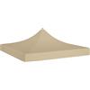 Leepesx Tetto di Ricampio per Tendone da Feste Telo Copertura Superiore Tetto per Gazebo Tetto per Tendone per Feste 3x3 m Beige 270 g/m²