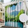 YCDZSW Tenda da Esterno, Tende Gazebo Oscuranti Impermeabili con Anelli, Tenda Termoisolante da Giardino per Veranda/Pergolato/Archetto，1 Pezzo (210x270cm,Style F)