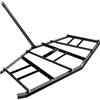 Wiltec Erpice livellatore prato terreno per trattori compatti 217x106 cm Telaio fisso di livellamento