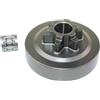 ICOOYO 3/8-6T tamburo frizione pignone per Makita DCS230T DCS231T DCS232T Dolmar PS-220TH PS-221TH PS-222TH 165405-2