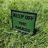 Garden Ornaments & Accessories Cartello in ghisa Keep Off The Grass
