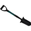 pokm toolsmarket Vanga da giardinaggio, punta a V per terreni duri e radici, lunghezza 72 cm, pala pionieristica, lama in acciaio temprato, attrezzo da giardino universale