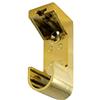 Mobila RS01764 - Supporti laterali per tubo ovale, plastica, colore ottone, 2 pezzi