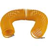 Maurer 82686 - Tubo a spirale polietilene per aria compressa con raccordi Ø 6x8 mm, 15 metri, arancione, 1 pz.