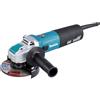 Makita GA5080RX02 - Smerigliatrice angolare X-Lock, 125 mm, 1400 W, con copertura per coperchio di protezione, colore: petrolio