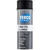 FEROX Fondo per Alluminio 400 ml, Fondo Aggrappante per Verniciatura, Colore Grigio, Primer Superfici Interno/Esterno, Primer per Alluminio, Rapida Essicazione, Lunga Durata