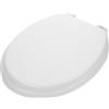 Anneome Copriwater Morbido Wc in Schiuma Bianco, Sedile del Water Supporto Stabile e Design Ispessito, Facile da Pulire per Bagno Classico