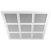 Awenta Pannello per Soffitto Sospeso 595 mm x 595 mm / 23,5 x 23,5 Griglia Quadrata per Diffusori a Soffitto con Griglia di Aerazione RP di Awenta