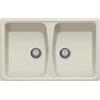 Plados SP0792 UG56 - Lavello da cucina 2 Vasche 79 cm Ultragranit Jasmine
