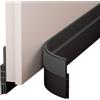 EURDFHY guarnizione porta Under Door Draft Stopper Sweep For Exterior Interior Bottom Doors, Weather Stripping Seal Blocker Noise Cold Air Insulation(Black)