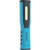 HAZET 1979W-85 - Lampada da officina a LED senza fili, ricaricabile, con durata di 3-20 ore, gancio girevole a 360 gradi e base regolabile a 180 gradi