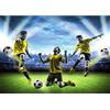 Runa Art Carta da parati fotografica Stadio di calcio Moderno Vello Soggiorno Camera Da Letto Sala - Made in Germany - Blu Verde Giallo 9049010a