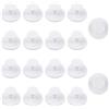 MOROBOR Manopole autoadesive per cassetti, 20 maniglie in plastica, pomelli ausiliari per armadi, armadi, cassetti (bianco)