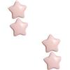 Hemobllo 4pezzi Pomelli Forma Di Stella Ceramica Per Maniglie Di Mobili Design Creativo e Affascinante Per Casa Ufficio e Stanza Rosa