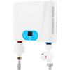 Aangeebone Mini scaldabagno istantaneo, piccolo scaldabagno elettrico, mini sottopiano da cucina, dotato di indicatore LED, 5,5 KW, controllo touch scaldabagno, gamma di temperature 30-55 ℃