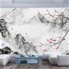 JIAOQSS Carta Da Parati 3D Moderna camere letto cucine soggiorni fotomurali premium stile 3D Parete Da Dei Murale Moderna Gigante il fondo del salone Pittura a inchiostro orientale paesaggio di fiori di mont