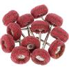 WQDWF 50pcs1 pollice ruota abrasiva lucidatura set di ruote per lucidatura tampone abrasivo 25mm spazzola per lucidatura testa abrasiva per strumento Dremel, 320