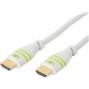 Techly 306936 Cavo HDMI High Speed con Ethernet A/A M/M 5 m Bianco Bianco