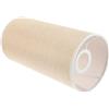 HOMOCONO Paralume Cilindrico in Lino per Lampade E27, Effetto Uniforme | Colore Kaki, Foro Centrale Pretagliato da 4cm, Ferro Incluso, per Sospensioni e Piantane