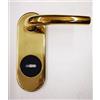 SECUREMME KIT RIVA SECUREMME PLACCA+MANIGLIA IN OTTONE LUCIDO SINGOLA PER PORTA BLINDATA Q8 FORO DOPPIA MAPPA PZ 1