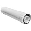 Ariston Thermo 3318078 Prolunga 60/100 Maschio-Fe mm Ina Mf L500 Condensa, Bianco