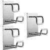 HOMSFOU 3pezzi Per Lavabo Foratura Gancio Inossidabile Per Asciugamani e Accessori Rack Per Organizzazione Spazi Per e