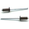 IERO - Rivetti a strappo Verniciati MARRONE SEPPIA RAL 8014 Alluminio/Acciaio Testa Tonda 4.0x10.0mm ISO15977 - Box da 1000 pezzi
