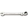 BETA 142SN 9 - Chiavi combinate a forchetta e poligonale diritte a cricchetto snodate cromate