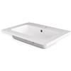 OGOMONDO Lavabo ad Incasso in Mineral Marmo 61x46 cm per Mobile Composizione Bagno