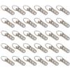 BE-TOOL Confezione da 30 ganci ad anello a D per appendere quadri, resistenti, per montaggio a parete, per specchi, orologi, dipinti