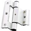 KUSAGA Cerniere in alluminio KUSAGA per porte e finestre, battente, nascoste, 2 pezzi, Zinco, Incompiuta, 1 unità