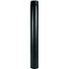 Generico Tubo fumo nero L 100 cm da interno per stufa a legna sp 2 MM (DIAMETRO 120)