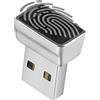 TNP Products TNP Lettore di impronte digitali USB Nano per Windows 10, Reader fingerprint sensore biomtrico pc laptop computer, Gadget modulo chiave di sicurezza per accesso login senza password blocco sblocco