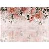 murando PREMIUM Carta da parati Floreale 500x350 cm Fotomurali in TNT Murale alla moda Decorazione da Muro XXL Poster Gigante Design Carta per pareti Foglie Natura Effetto cemento b-C-10144-a-a