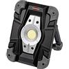 Brennenstuhl 1173080 Faretto da Lavoro da 10 W a LED con Batteria Ricaricabile ml CA 110 M IP54 con USB, Nero/Grigio