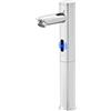 Froulaland Rubinetto automatico, con sensore a infrarossi, touchless, rubinetto per lavabo, acqua fredda, rubinetto per bagno senza contatto, con sensore, cromato (30 cm)
